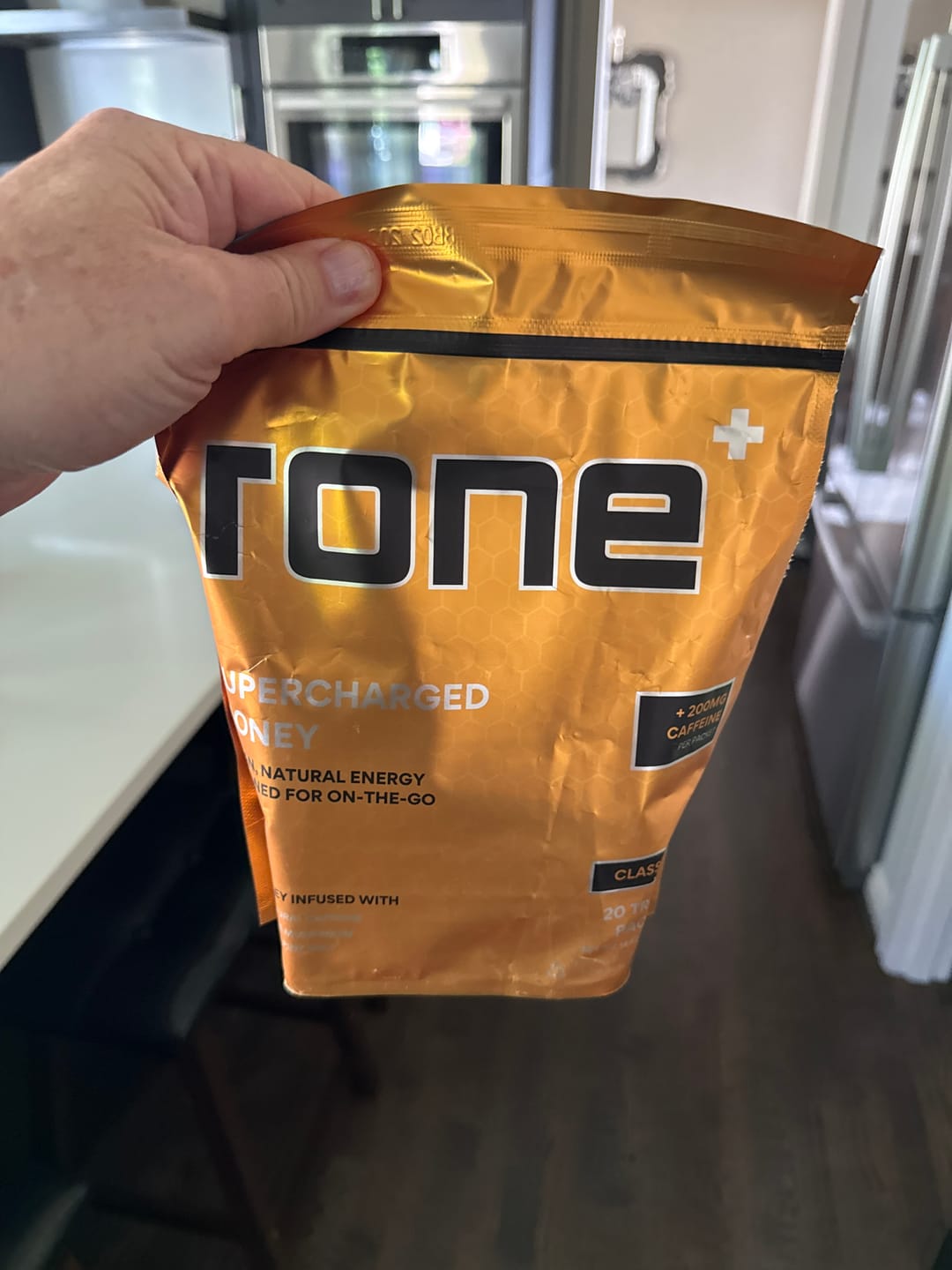 Customer photo review of 200mg Caffeine - Classic - SuperCharged Honey (20-Pack)