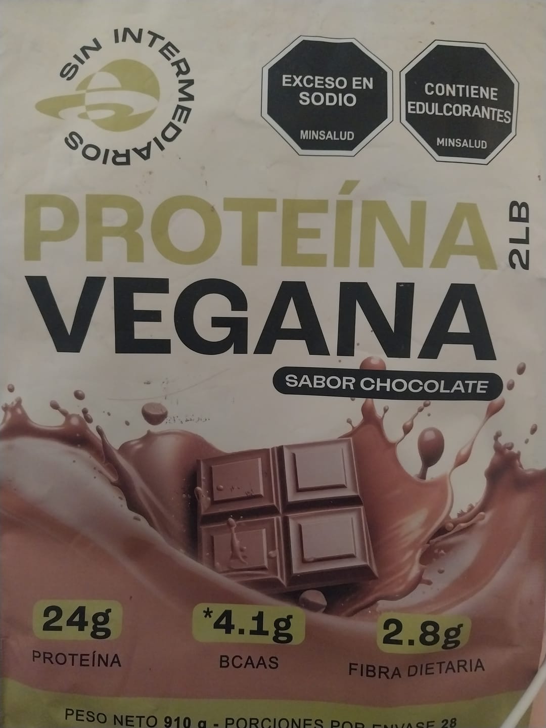 Customer photo review of Proteína Vegana