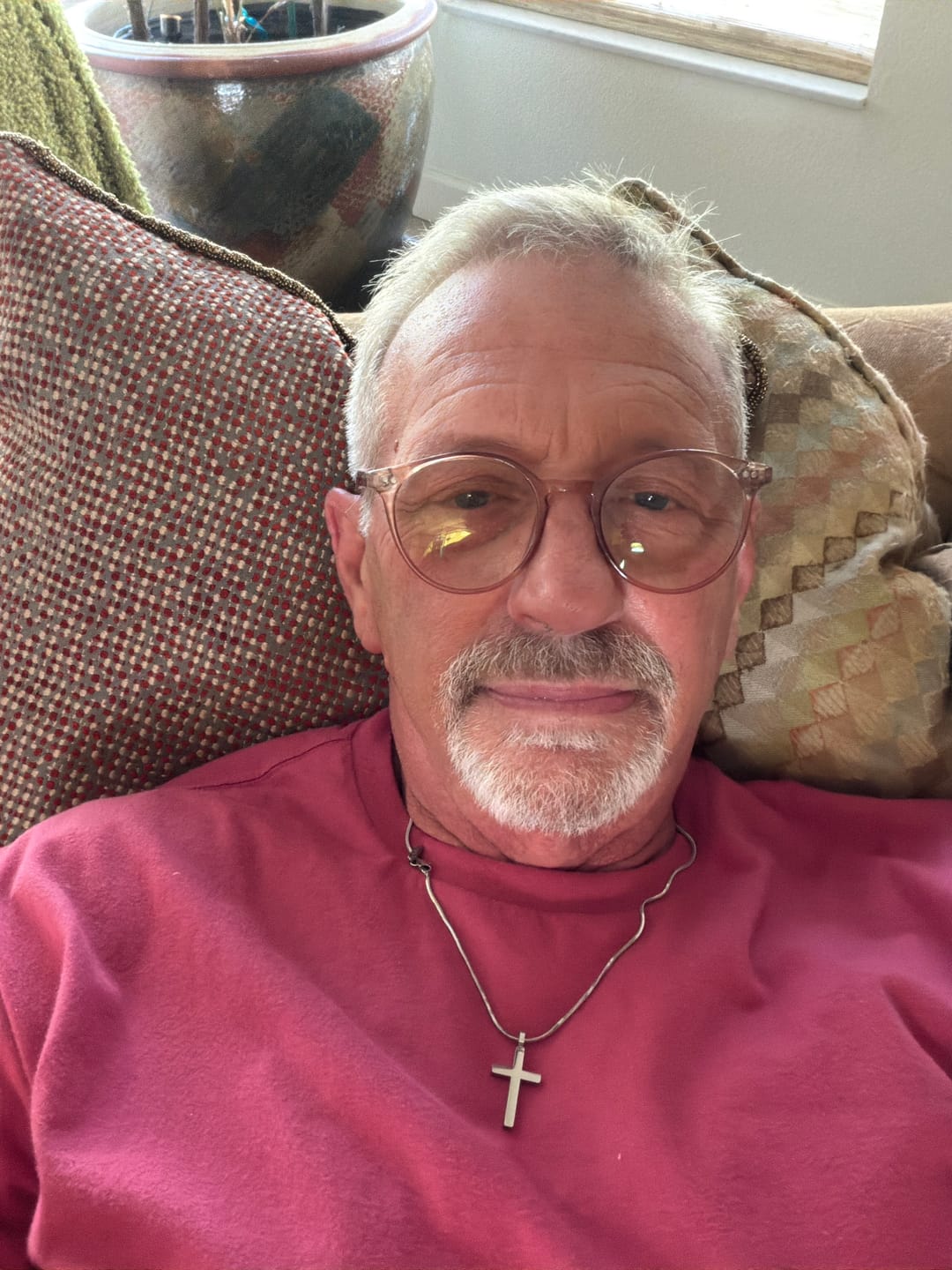 Customer photo review of Classic Cross Necklace Duo