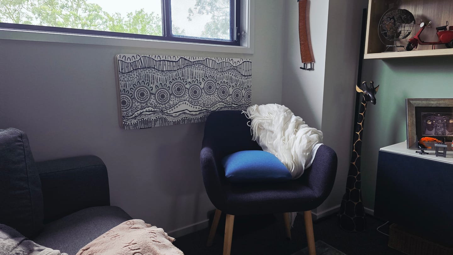 Customer photo review of Wall Mounted Foldaway Murphy Desk