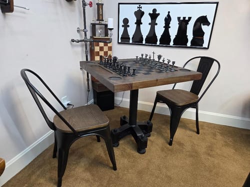 Customer photo review of Chess - Metal Wall Art