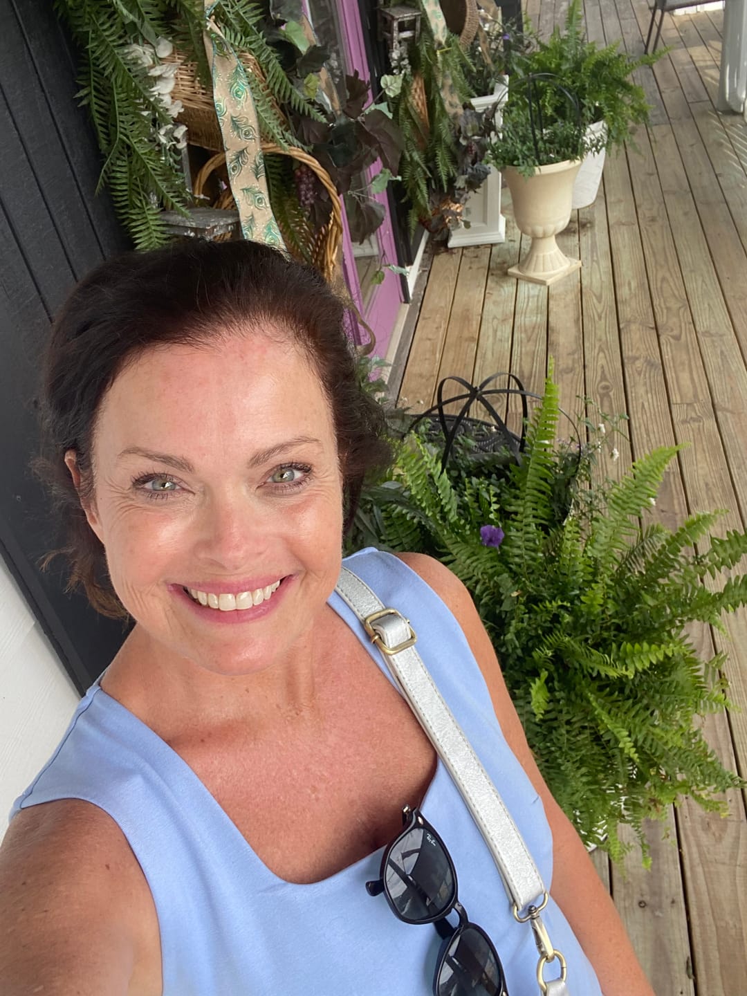 Customer photo review of Brigitte Brianna Line Tank