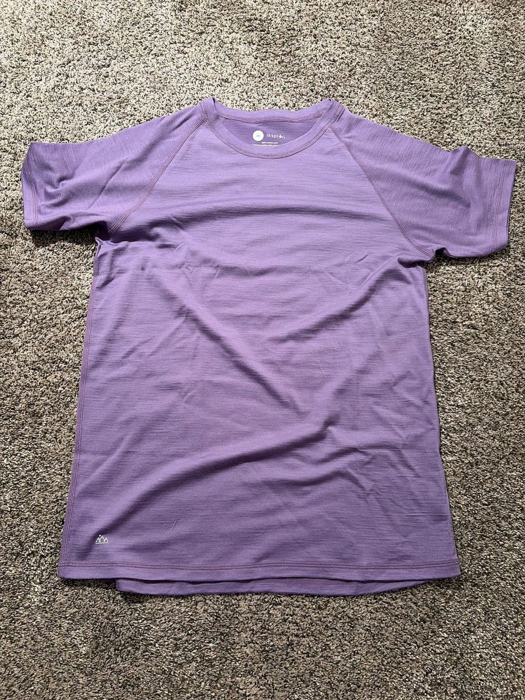 Customer photo review of Merino Wool T-Shirt
