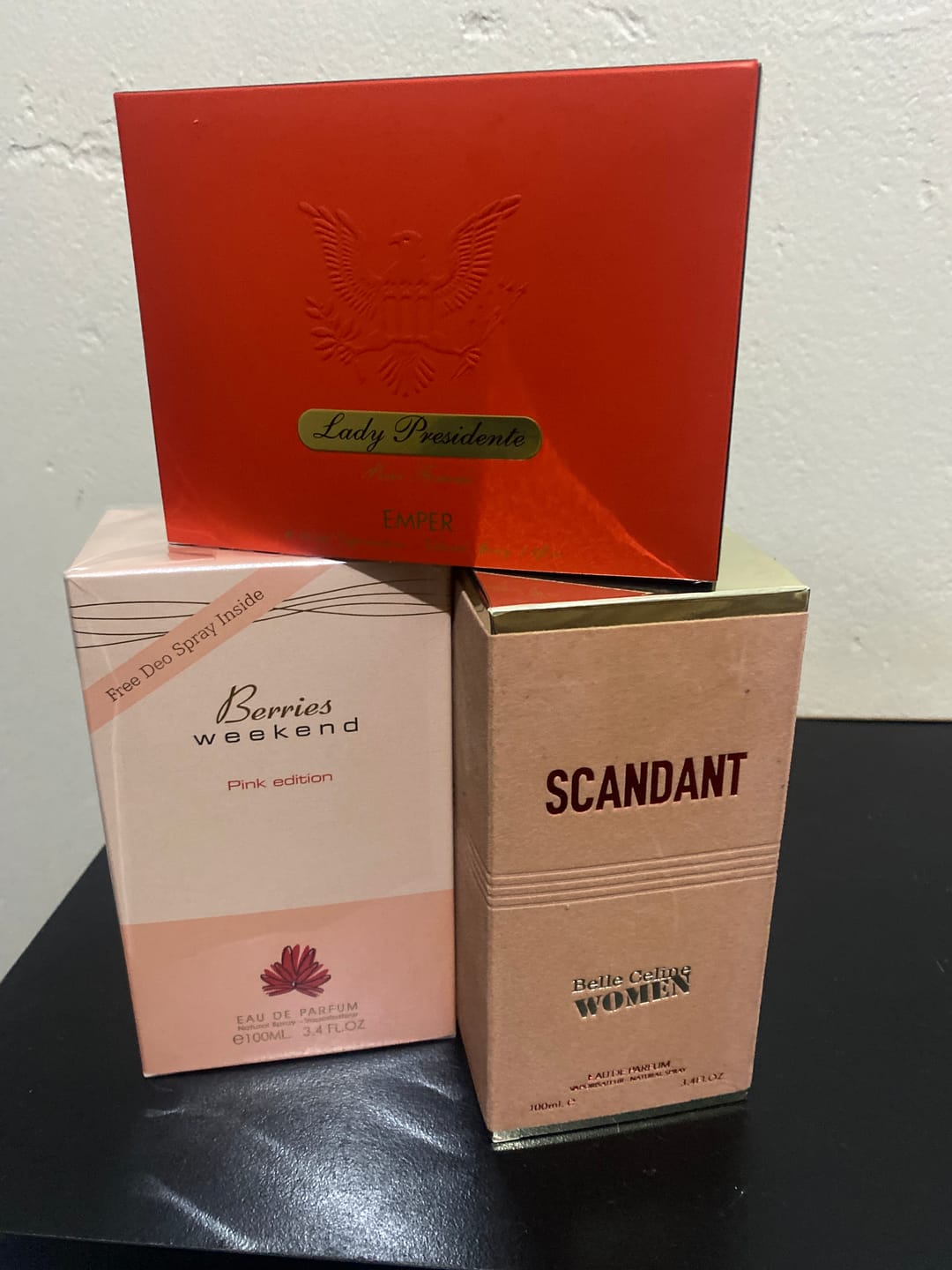 Customer photo review of Lady presidente Emper Perfumes 80ml