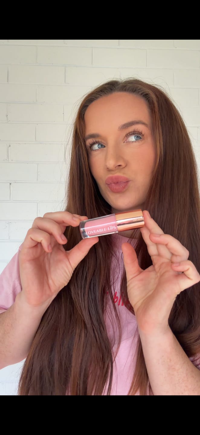 Customer photo review of Petal Kiss Lip Gloss
