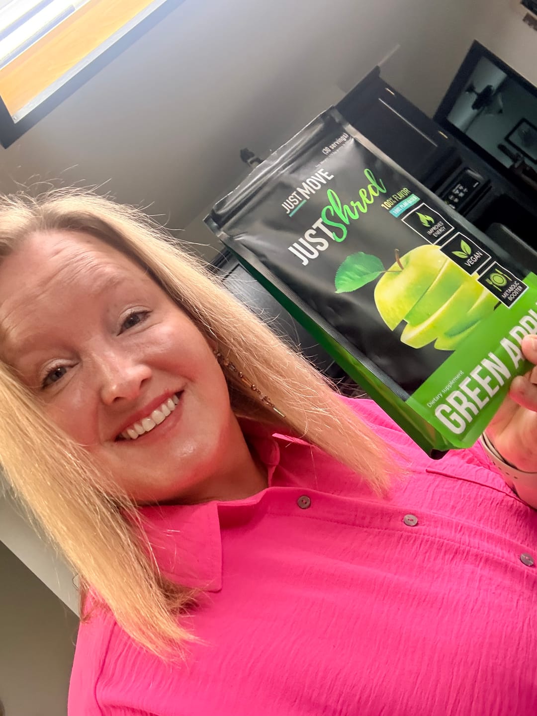 Customer photo review of Just Shred - Green Apple Fat Burner