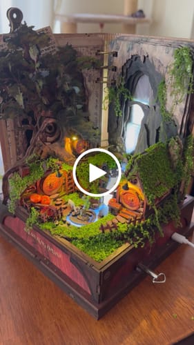Customer video review of Whispering Hollow Miniature House Kit (Music Box) | Collector's Edition