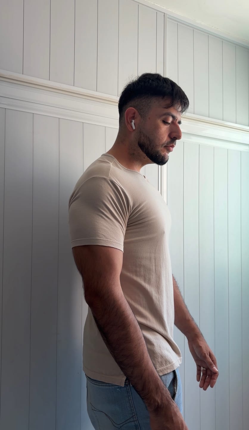 Customer photo review of Ultra Soft Relax Tee - Ivory