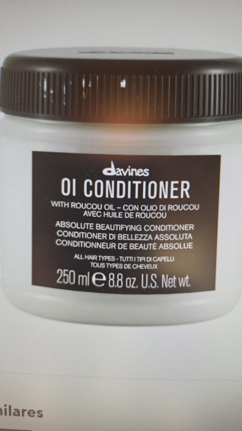 Customer photo review of Acondicionador Oi Davines