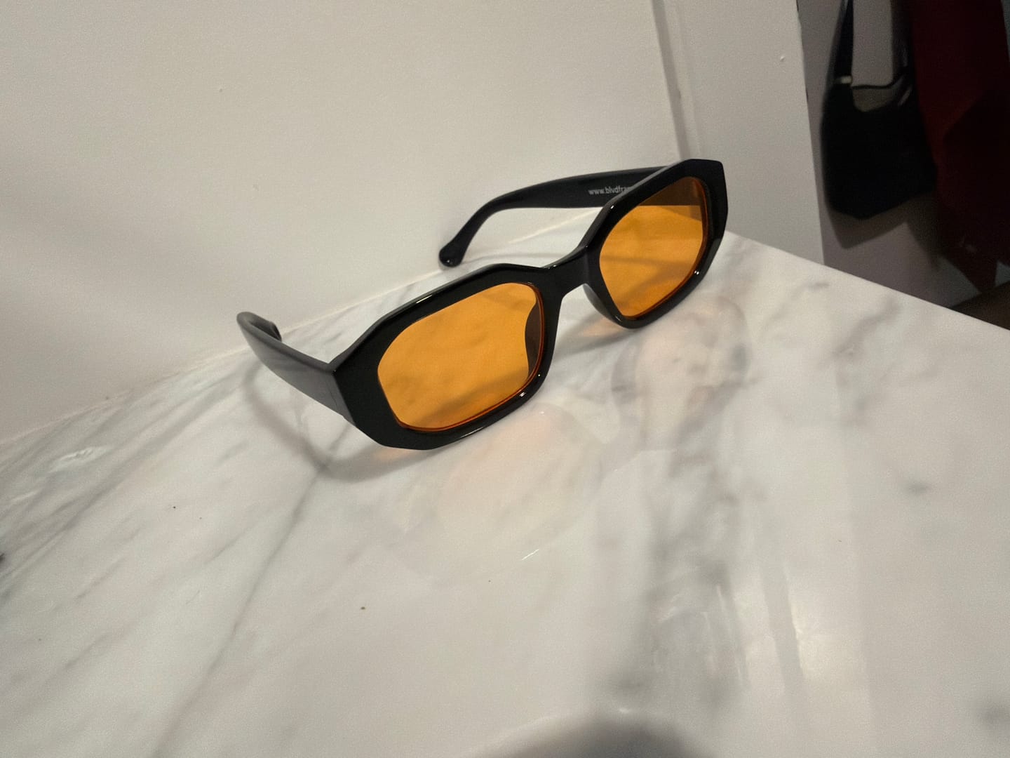 Customer photo review of BLOOD MOON BLUE LIGHT BLOCKERS