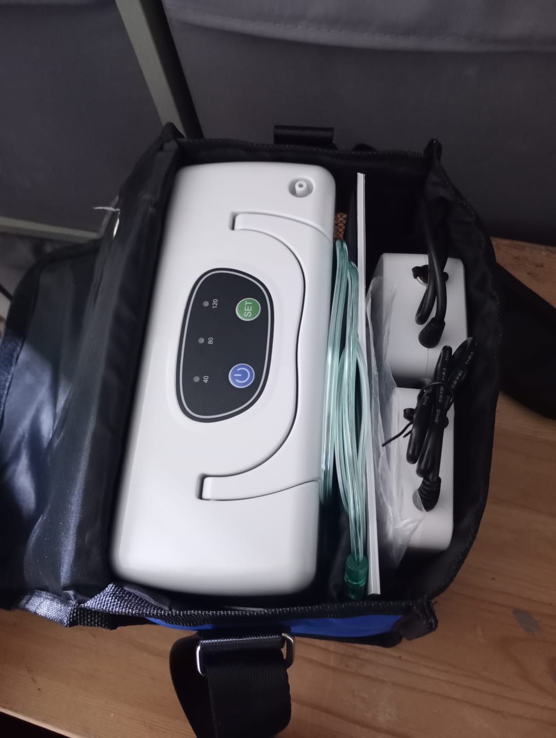 Customer photo review of VARON VL-2 Light 3L/min Kontinuierlicher tragbarer Sauerstoff-Konzentrator mit Akku, CE-geprüft
