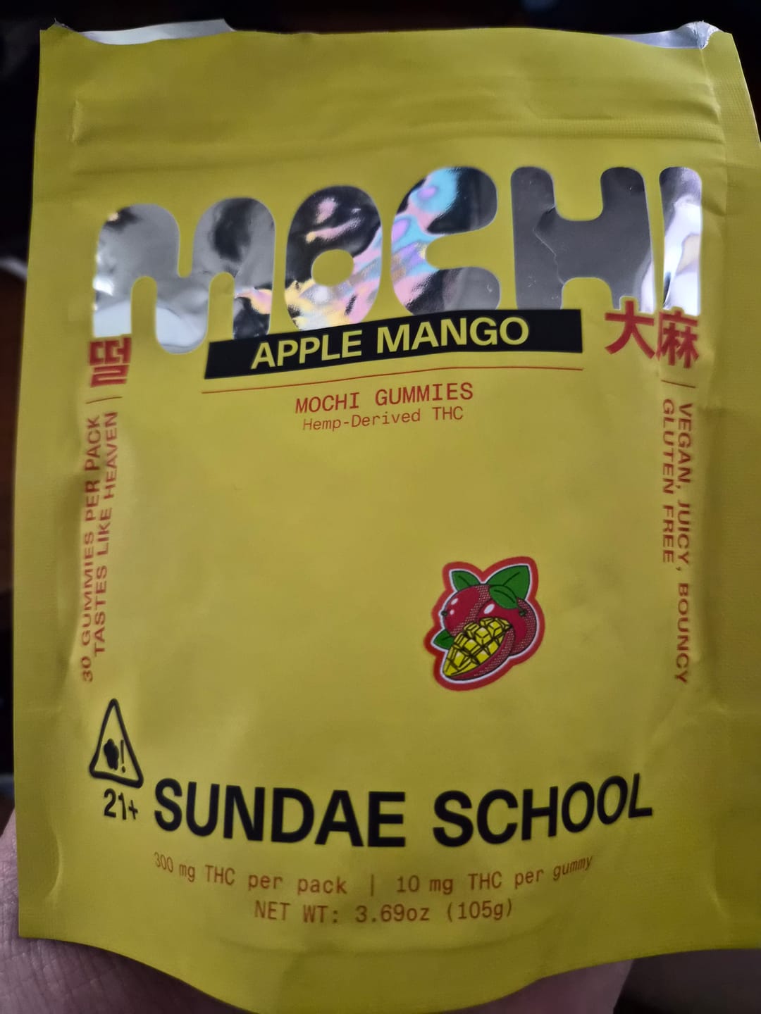 Customer photo review of Apple Mango (10mg) Value Pack