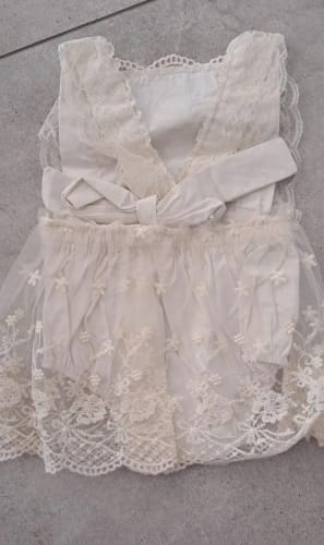 Customer photo review of ma&baby 0-24M Baby Girl Romper Newborn Infant Toddler Lace Jumpsuit Princess Tulle Ruffle Playsuit Sunsuit Birthday Outfits
