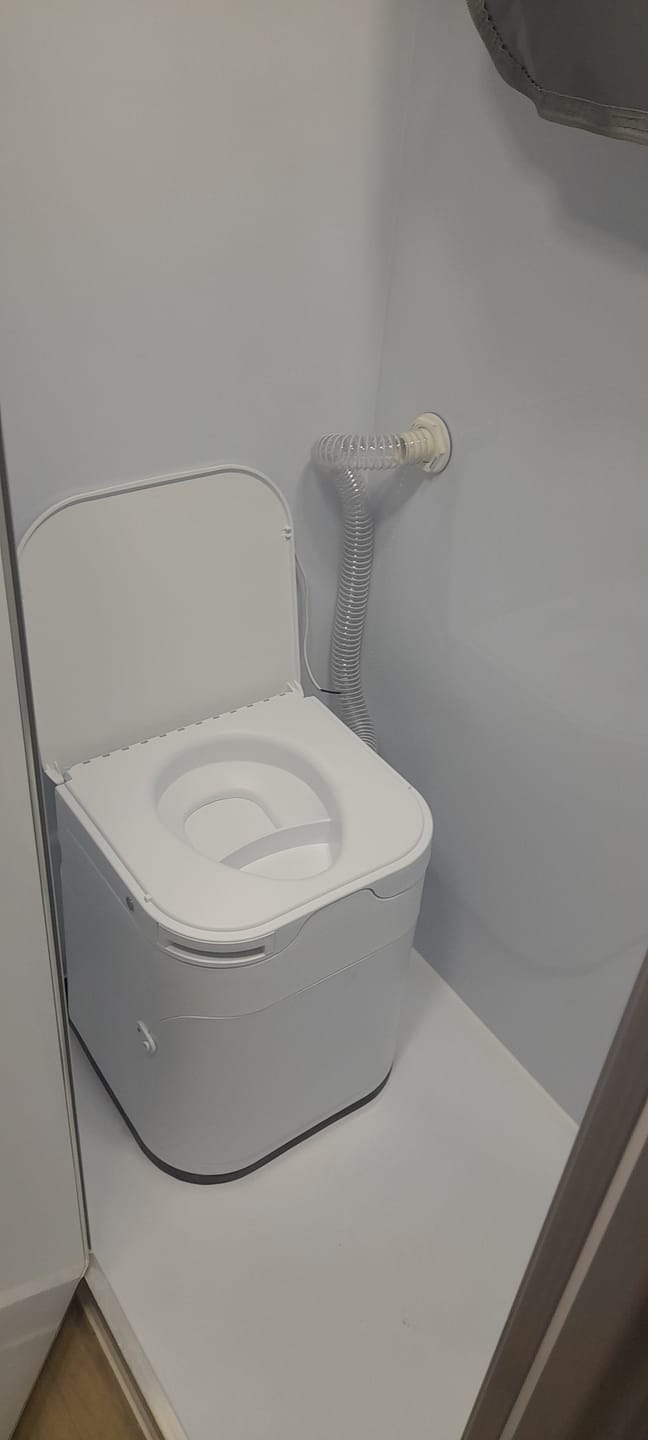 Customer photo review of OGO Origin Sleek Composting Toilet
