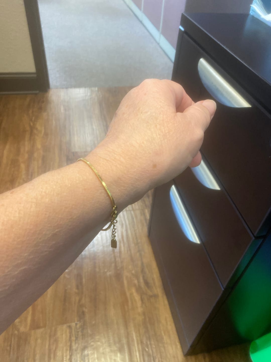 Customer photo review of Minimal Square Bracelet