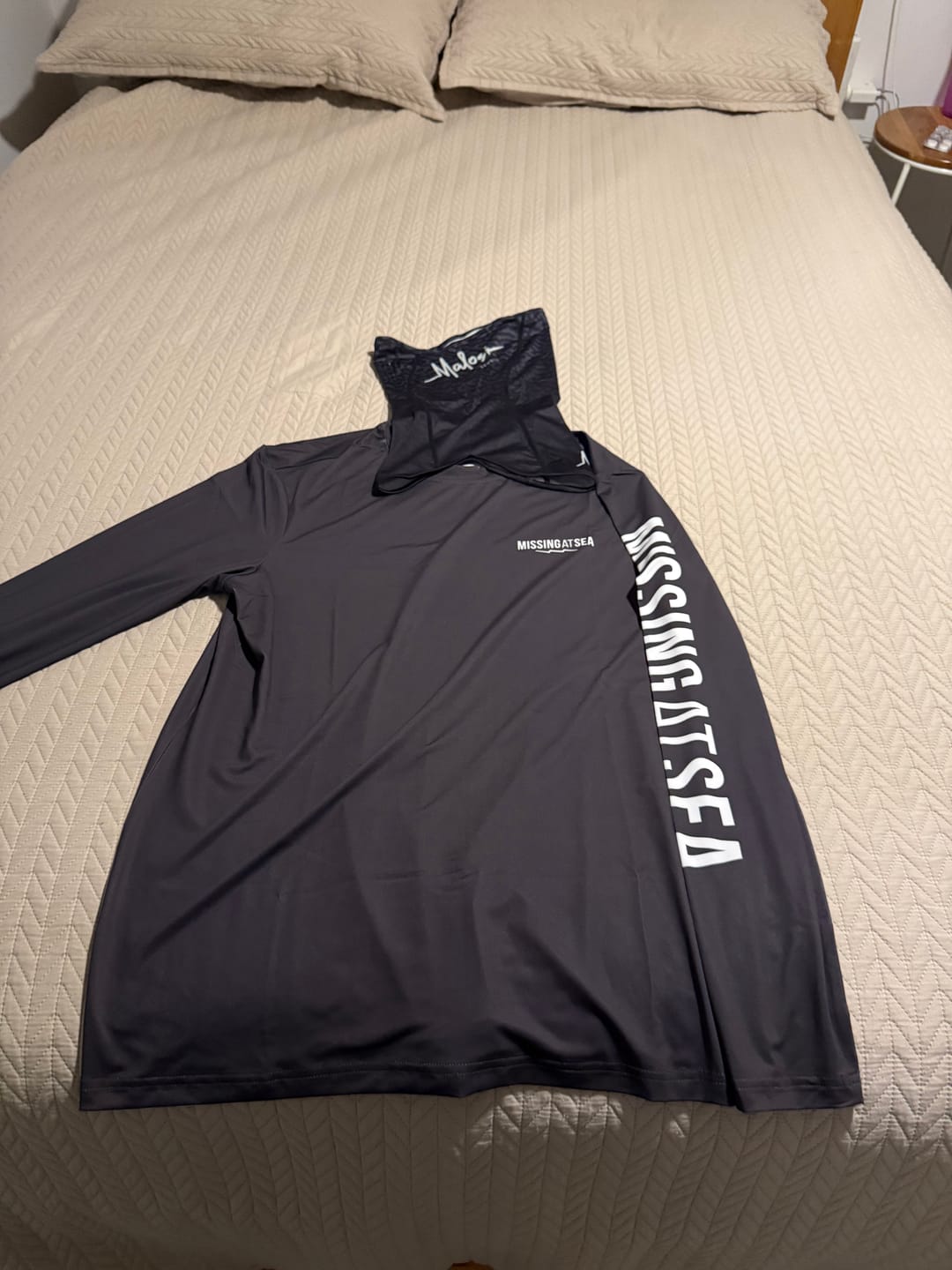 Customer photo review of TECH PERFORMANCE FISHING SHIRT