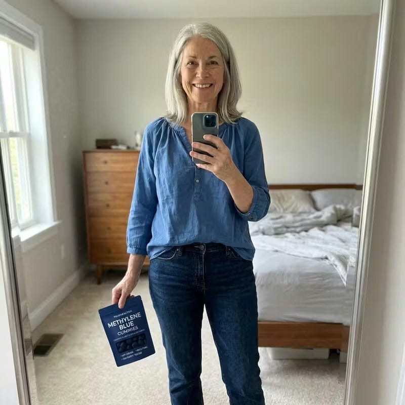 Customer photo review of Gomitas de azul de metileno