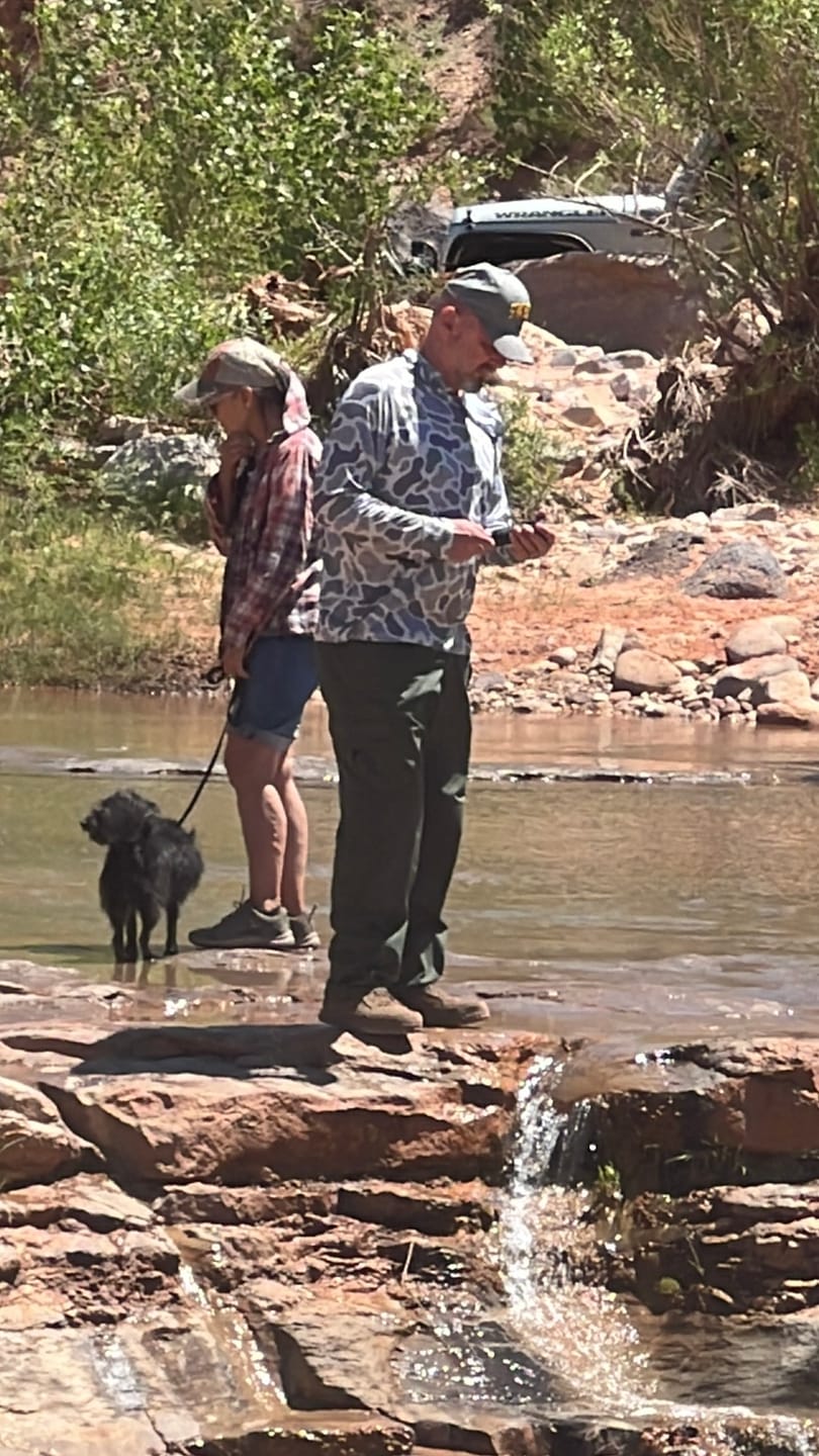Customer photo review of The Loyal Companion Sun Hoodie | SPF 50