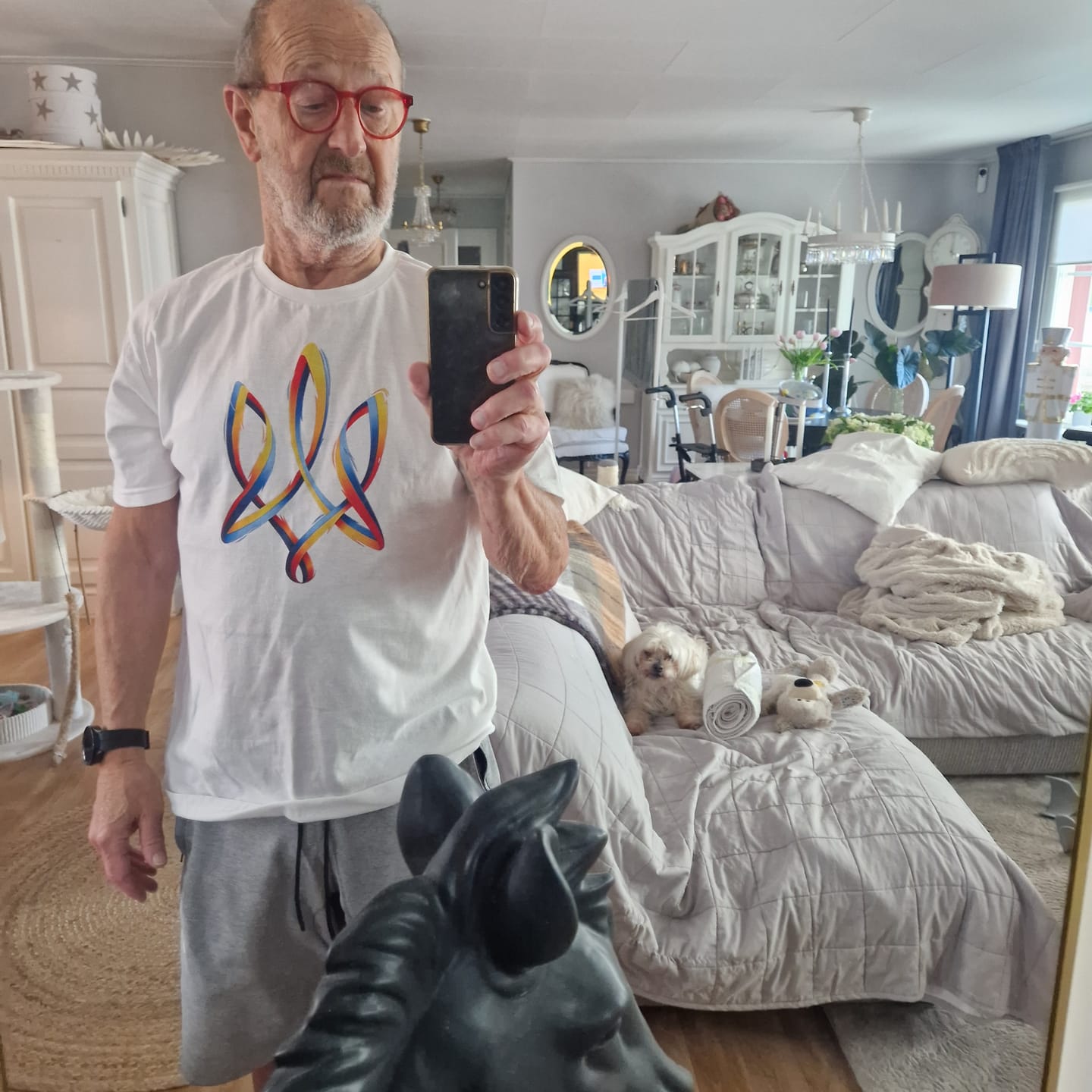 Customer photo review of Flame of Freedom T-Shirt
