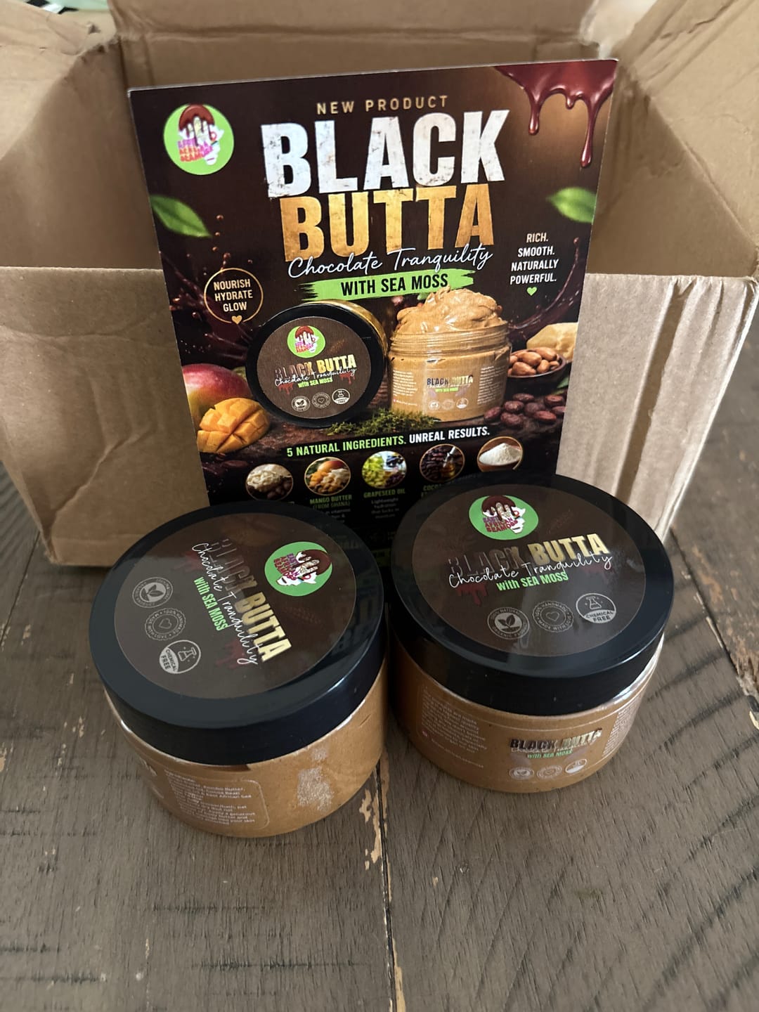 Customer photo review of BLACK BUTTA - Chocolate Tranquility