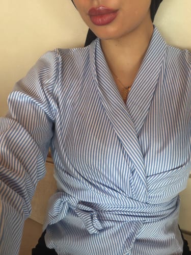 Customer photo review of Délice - Chemise cache cœur