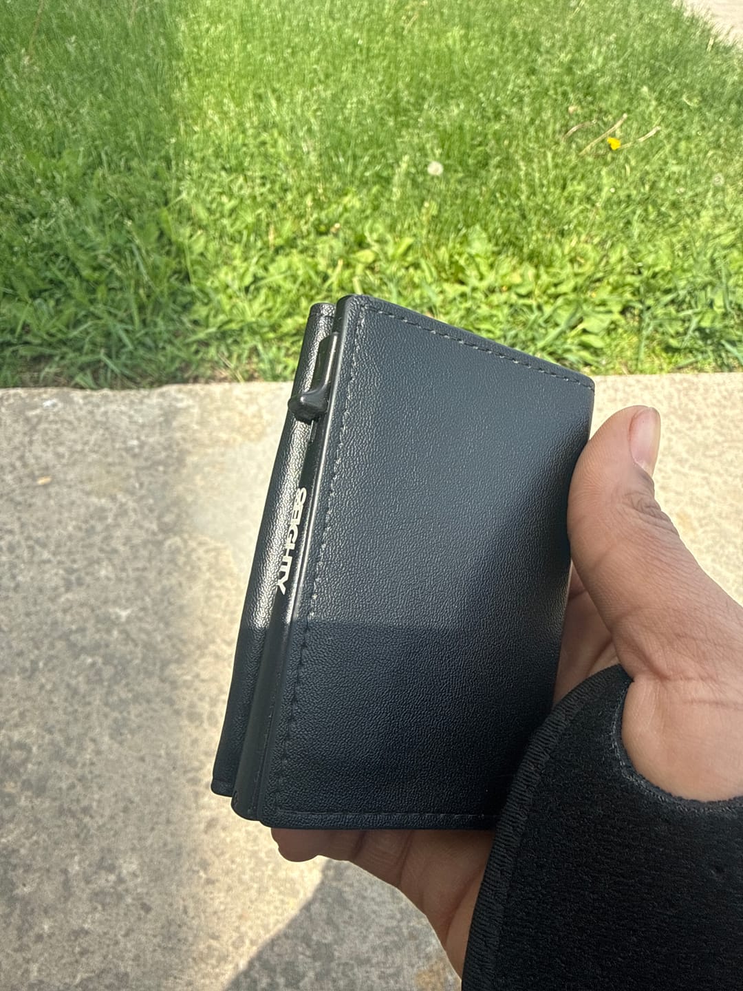 Customer photo review of 80Eighty® Onyx Wallet