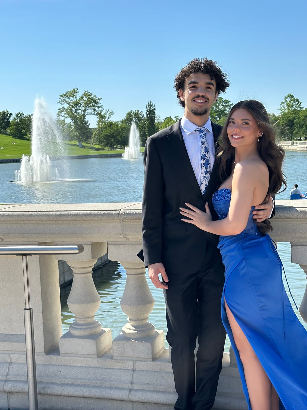 Customer photo review of Blue and Bright Tie Set