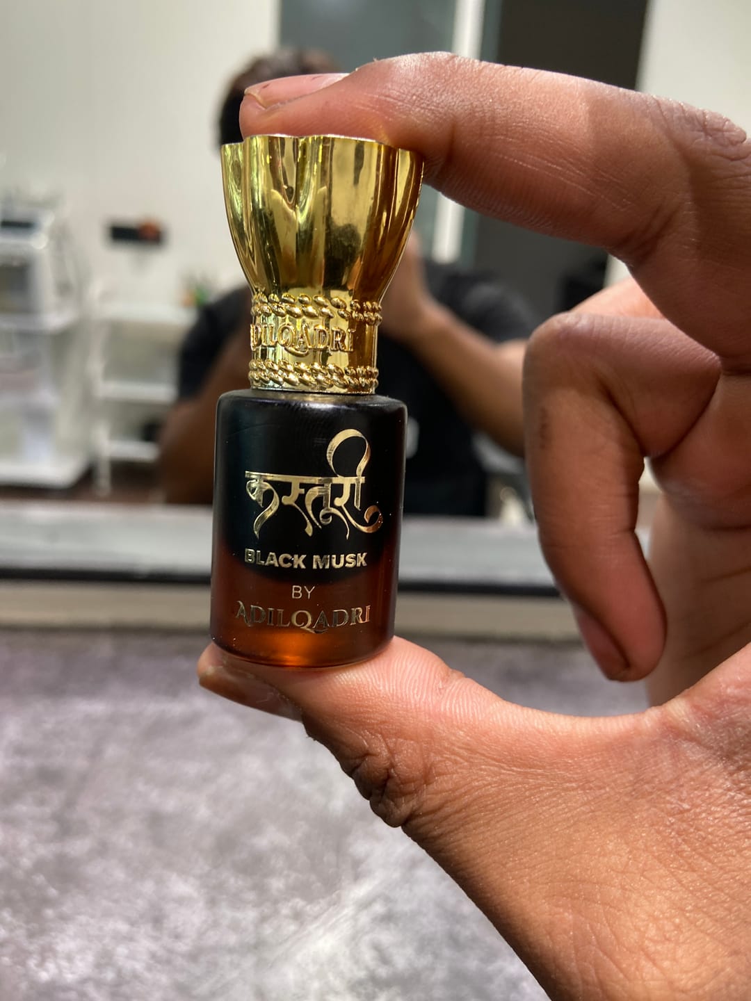 Customer photo review of Kasturi Musk Attar Perfume 5.5 ML