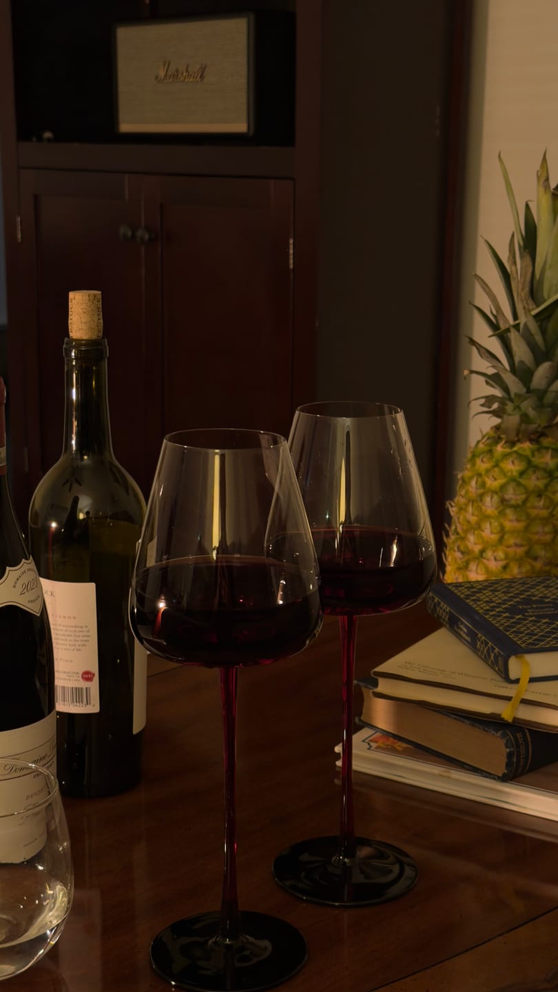 Customer photo review of Concave Wine Glasses - 20oz