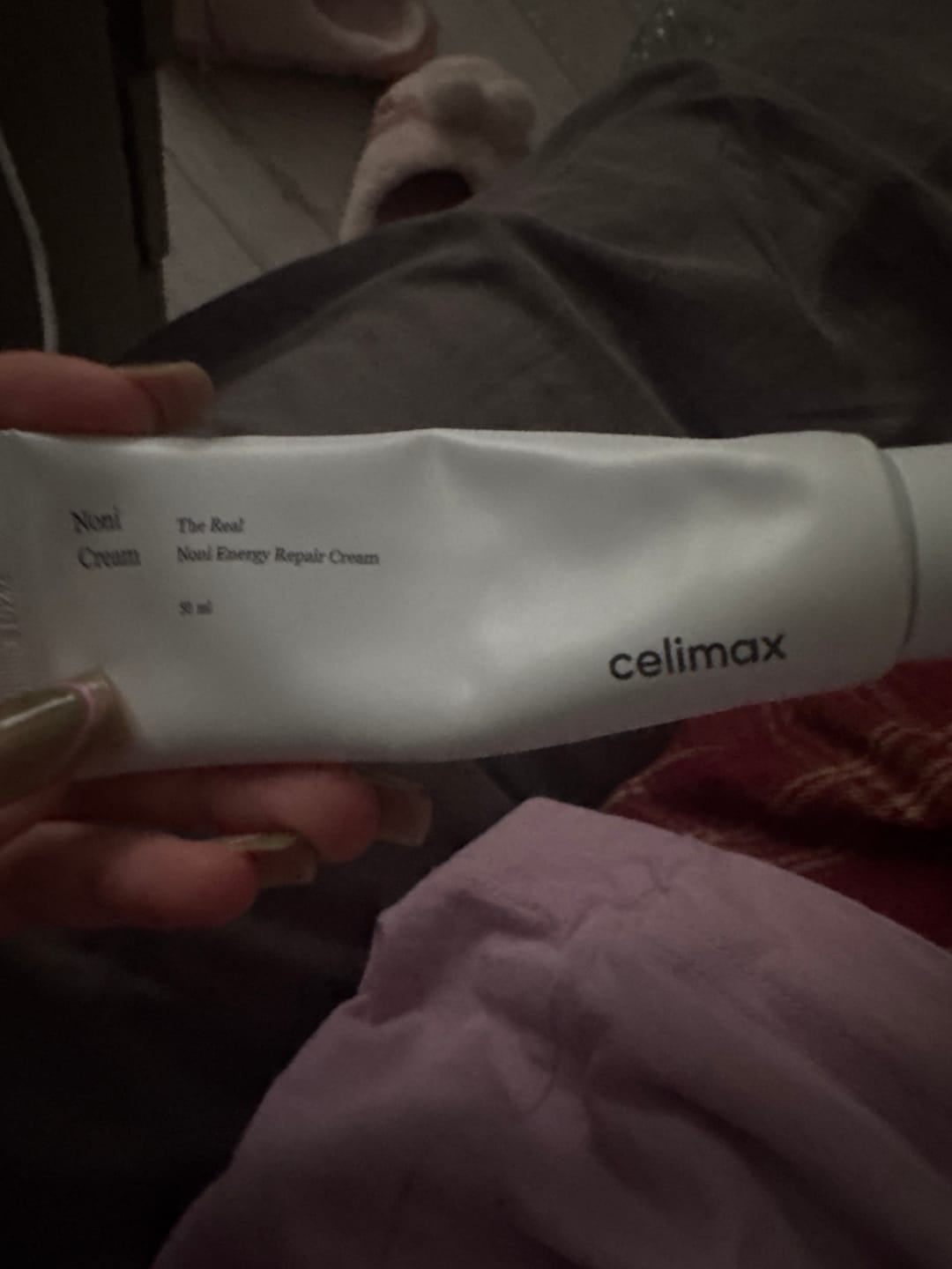 Customer photo review of Atjaunojošs krēms ar noni ogu ekstraktu Celimax The Real Noni Energy Repair Cream