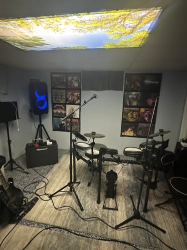 Customer photo review of 12" Vinyl Record Display Frame - LP Wall Storage
