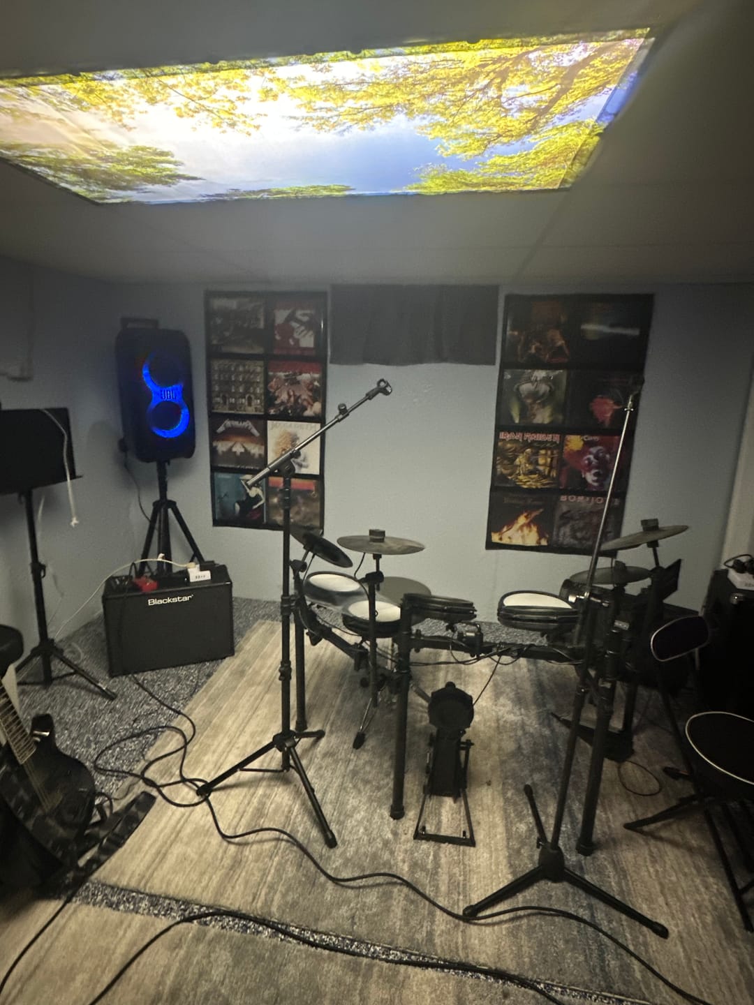 Customer photo review of 12" Vinyl Record Display Frame - LP Wall Storage