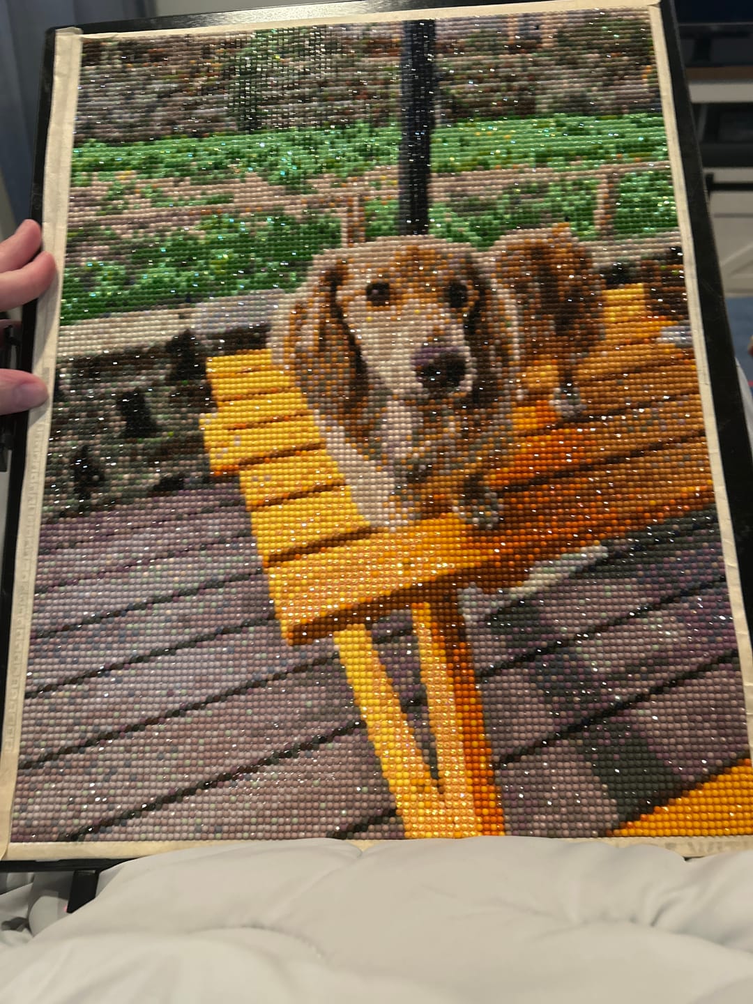 Customer photo review of Custom Diamond Painting Kit