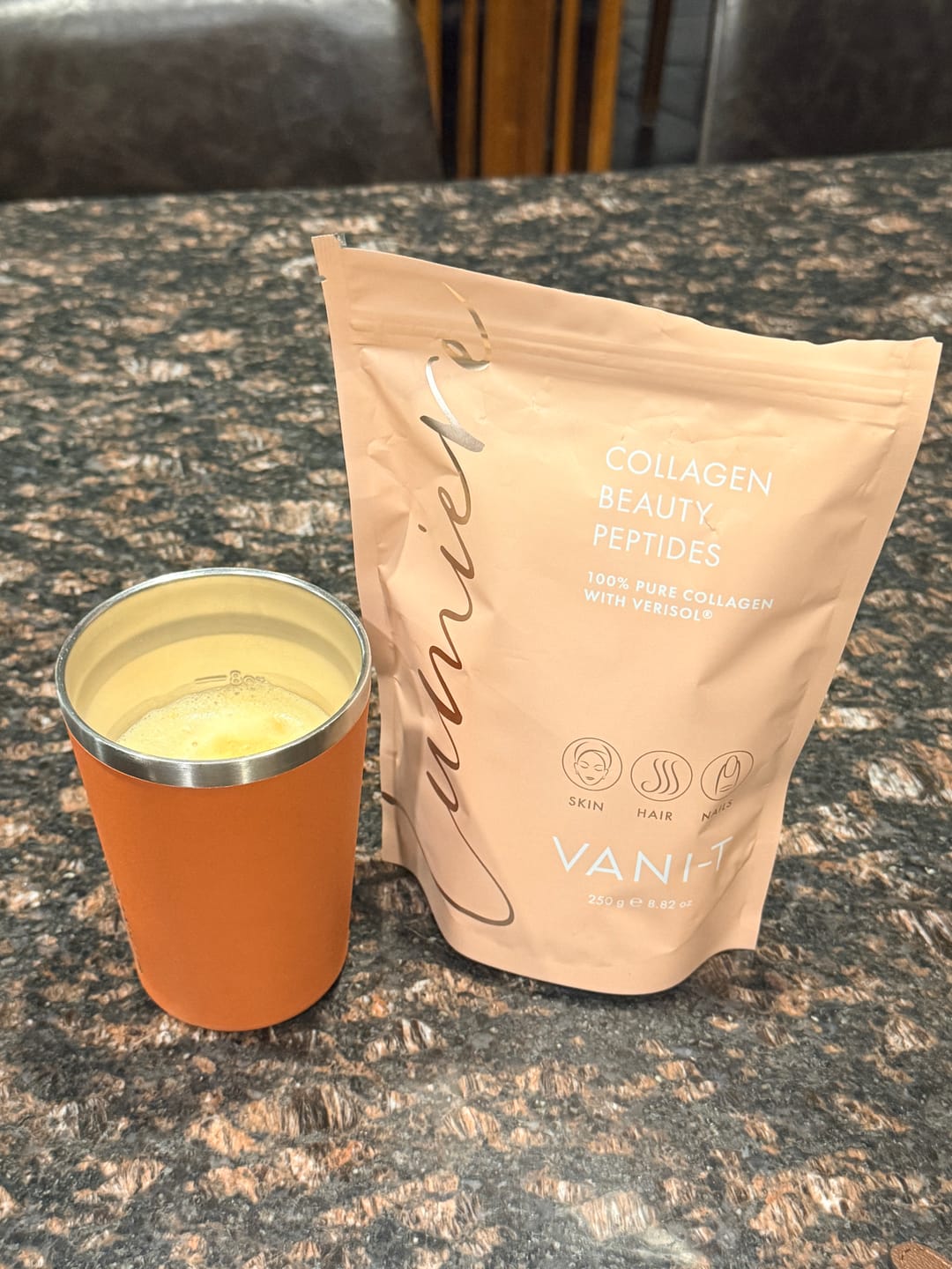 Customer photo review of Lumiere Collagen Beauty Peptides