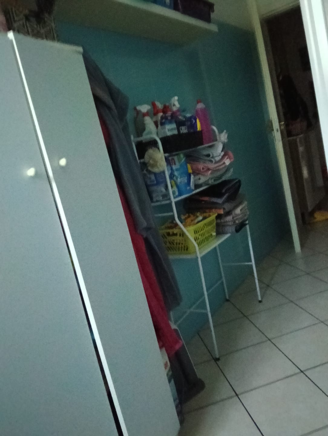 Customer photo review of Salvaspazio per bagno in metallo a 3 livelli
