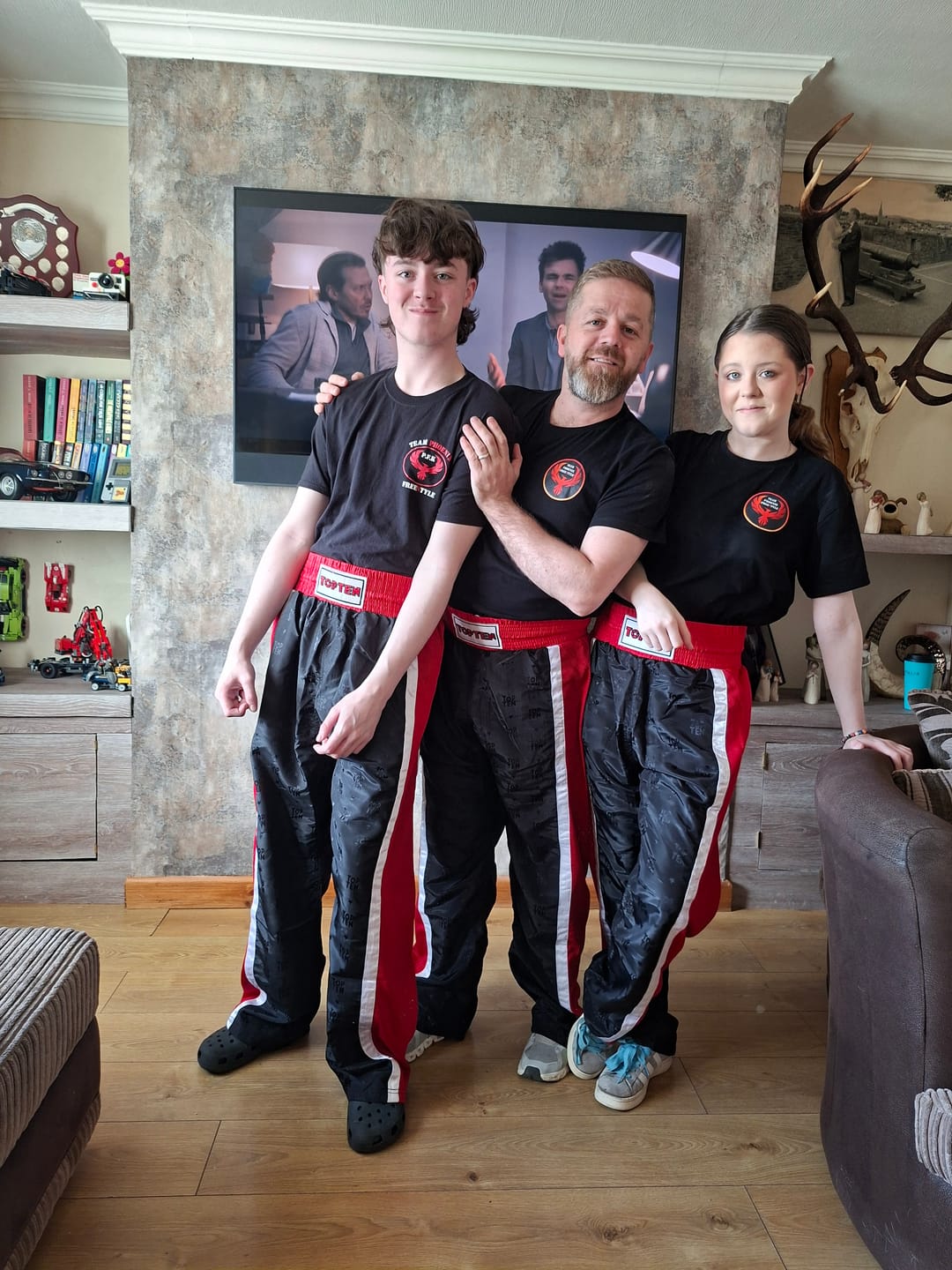 Customer photo review of TOP TEN Kickboxing pants "Mesh"