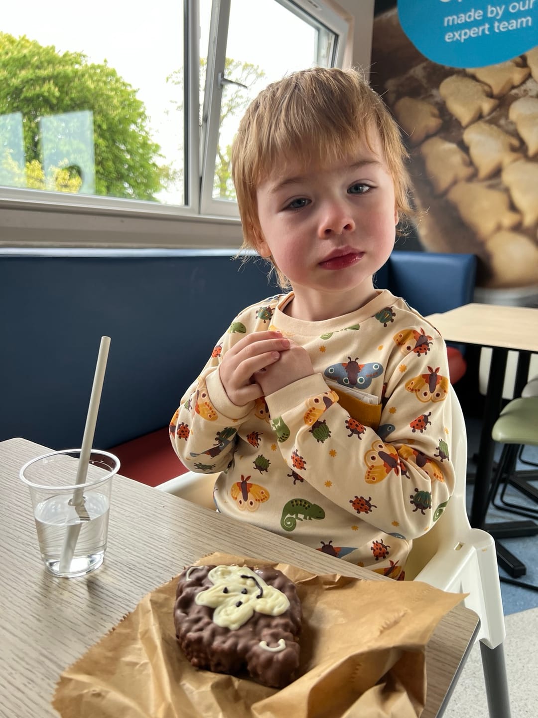 Customer photo review of Cream Extraordinary Organic T Shirt & Jogger Playset