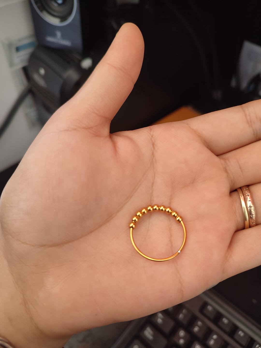 Customer photo review of Anillo Anti-Ansiedad