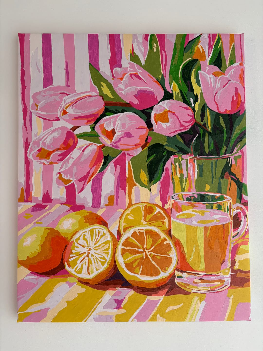 Customer photo review of Malen nach Zahlen - Saftige Tulpen