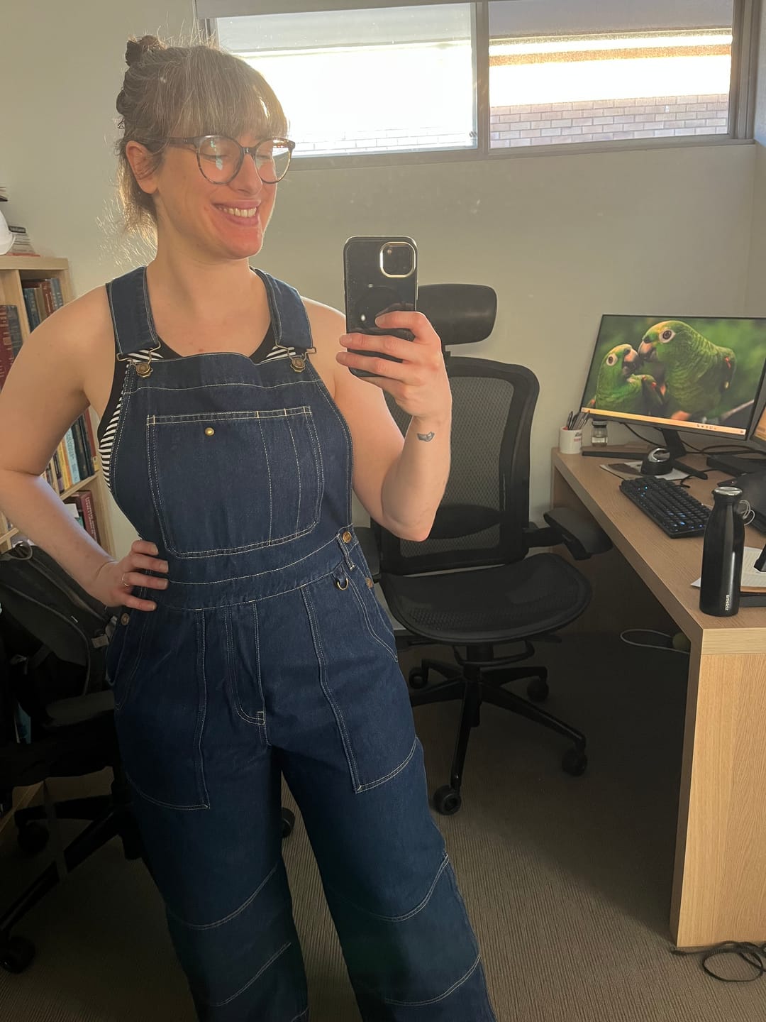 Customer photo review of Denim Brumby Suit - Mid Blue