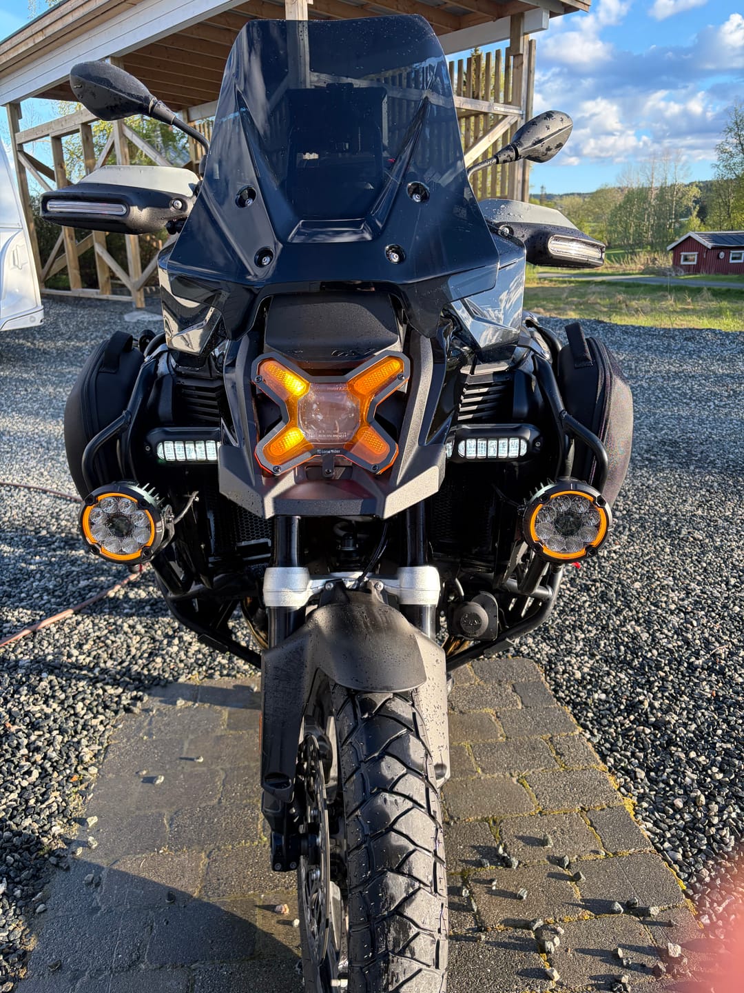 Customer photo review of Headlight Guard Kit for BMW R1300GS / R1300GS Adventure