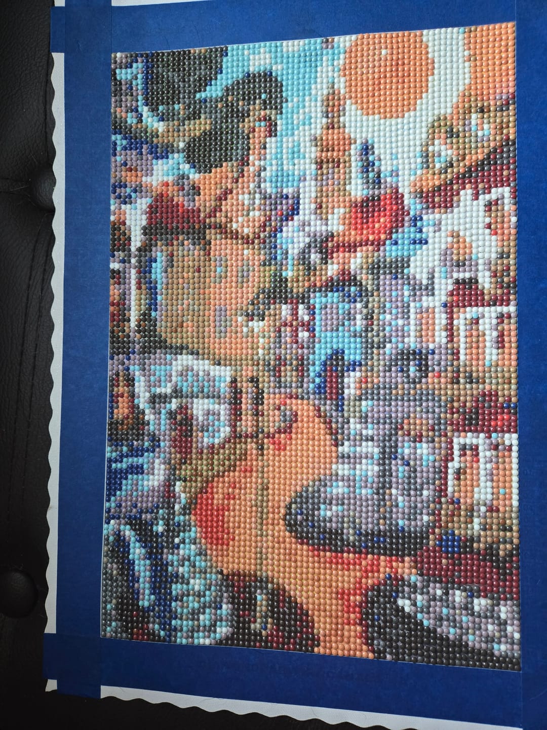 Customer photo review of Full Drill - 5D DIY Diamond Painting Kits Cartoon Town Stress