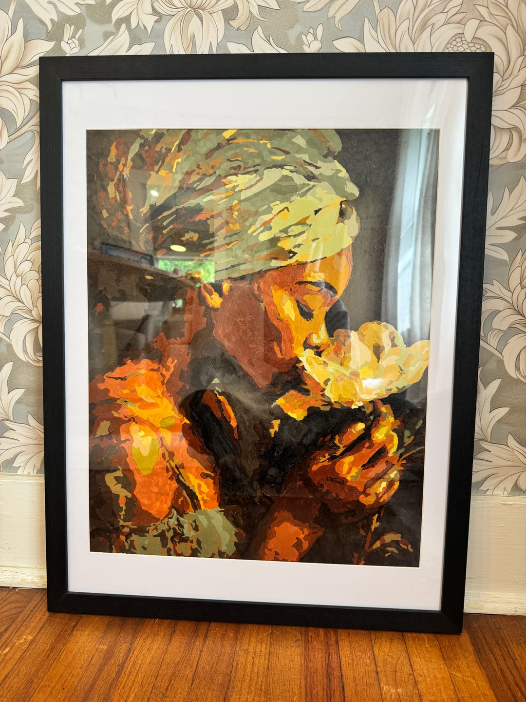 Customer photo review of Silent Bloom | Paint by Number