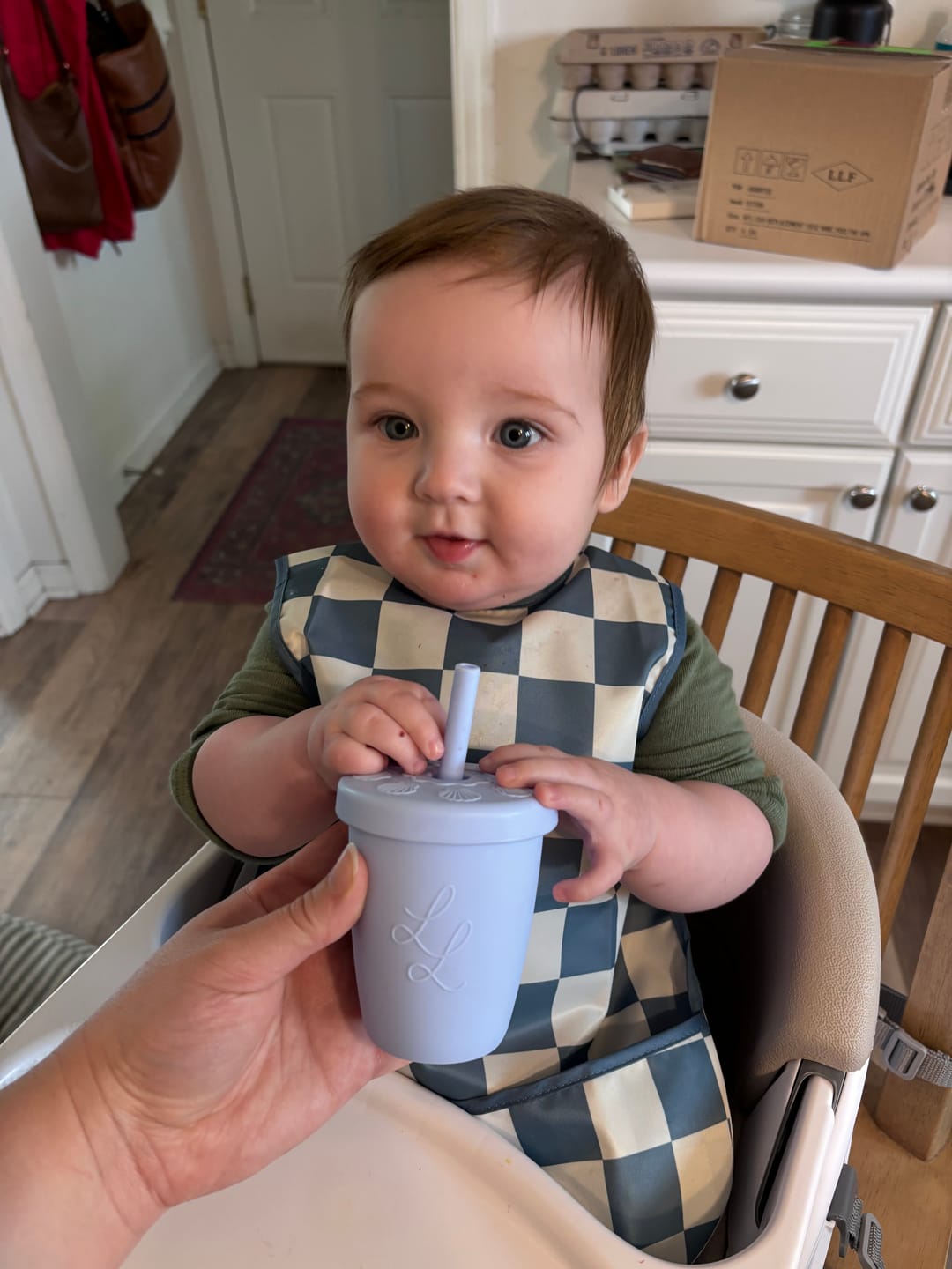 Customer photo review of The Seashell Straw Cup