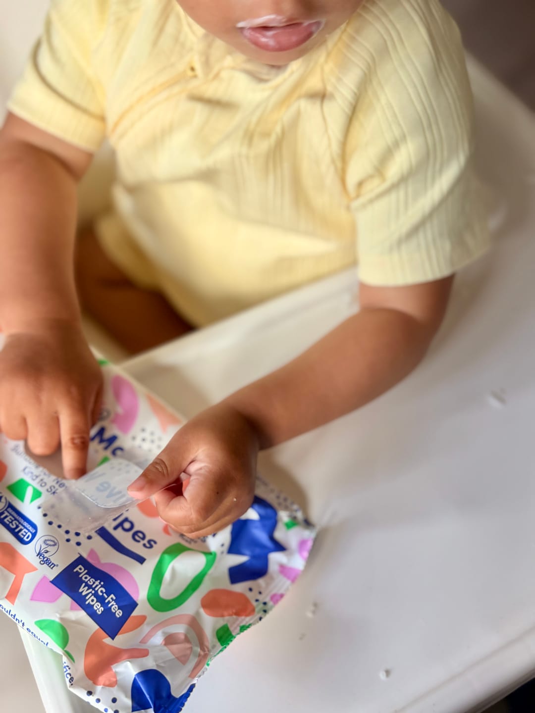 Customer photo review of Sensitive Wet Wipes