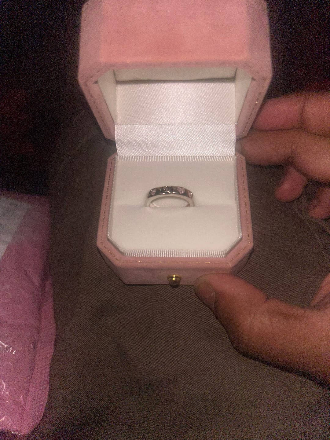 Customer photo review of HelloKitty&Daniel Promised Ring