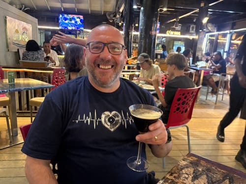 Customer photo review of Turntable Buttons T-Shirt