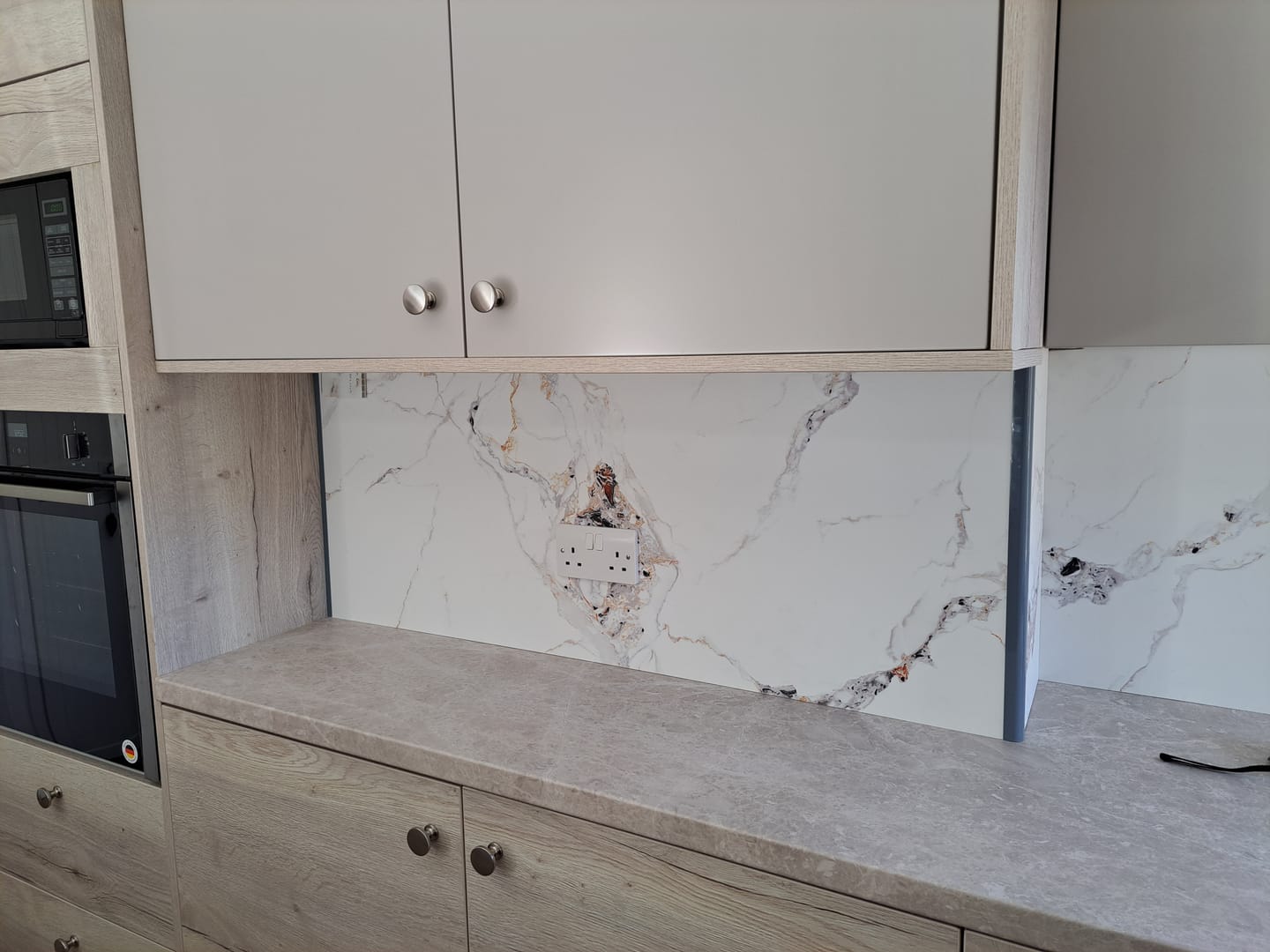 Customer photo review of 10mm Grey External Corner Trim