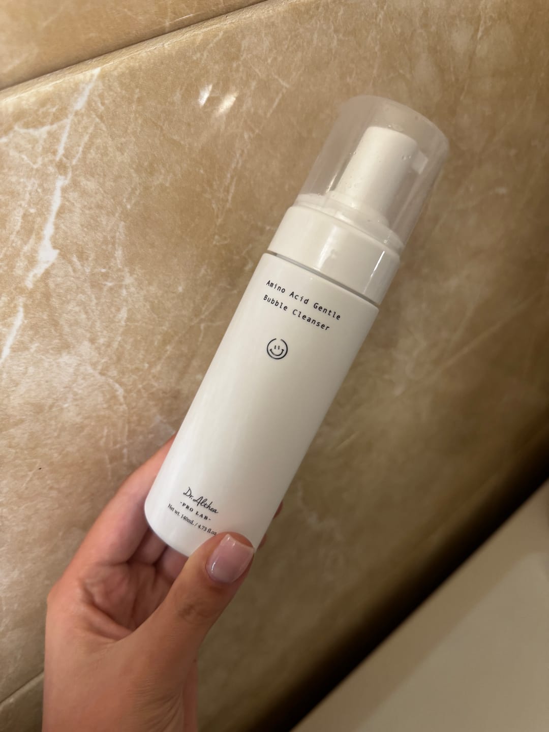 Customer photo review of Maigas putiņas ar aminoskābēm Dr. Althea Pro Lab Amino Acid Gentle Bubble Cleanser