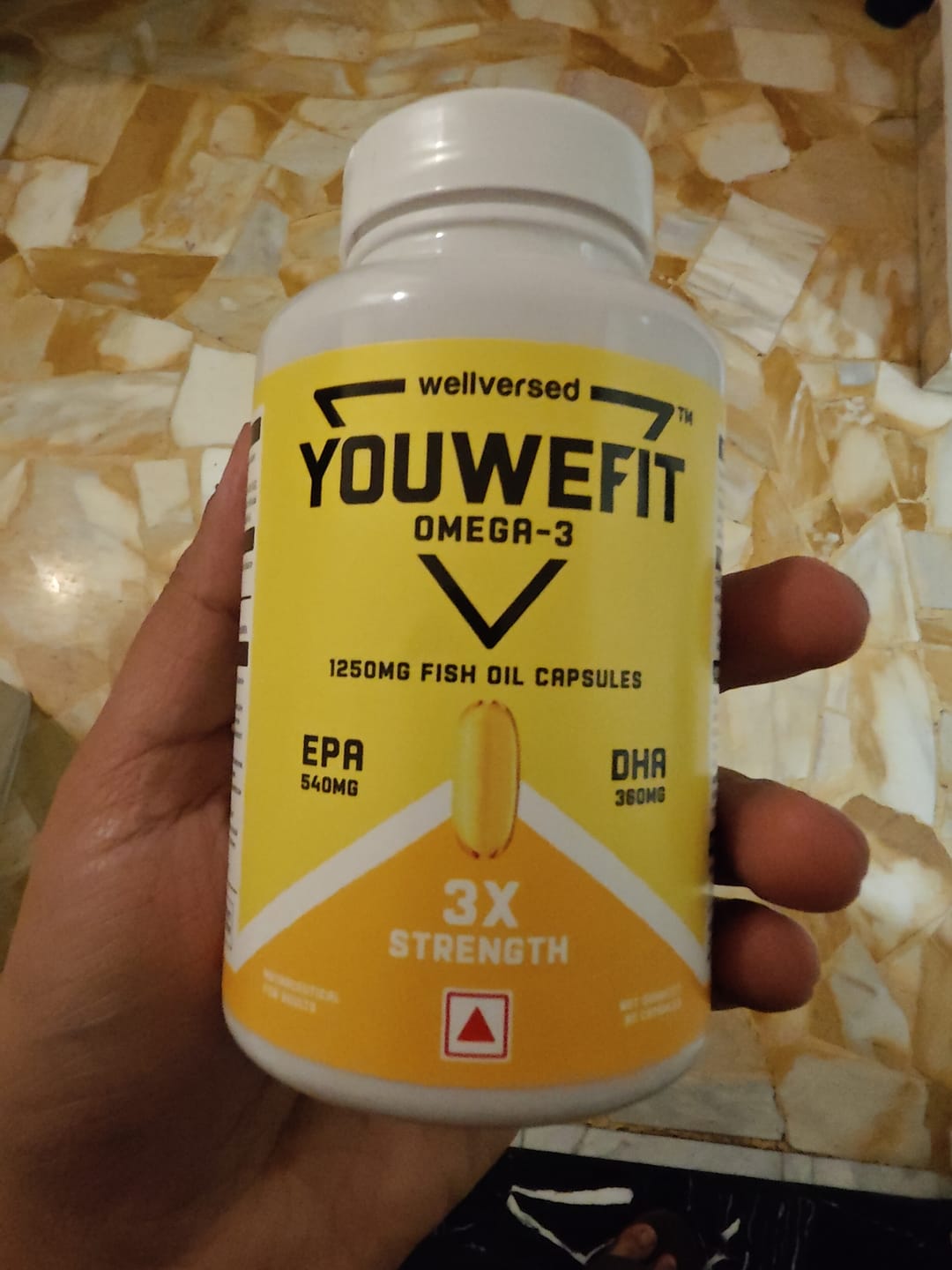 Customer photo review of YouWeFit Omega-3 Fish Oil (90 Capsules), 1250mg